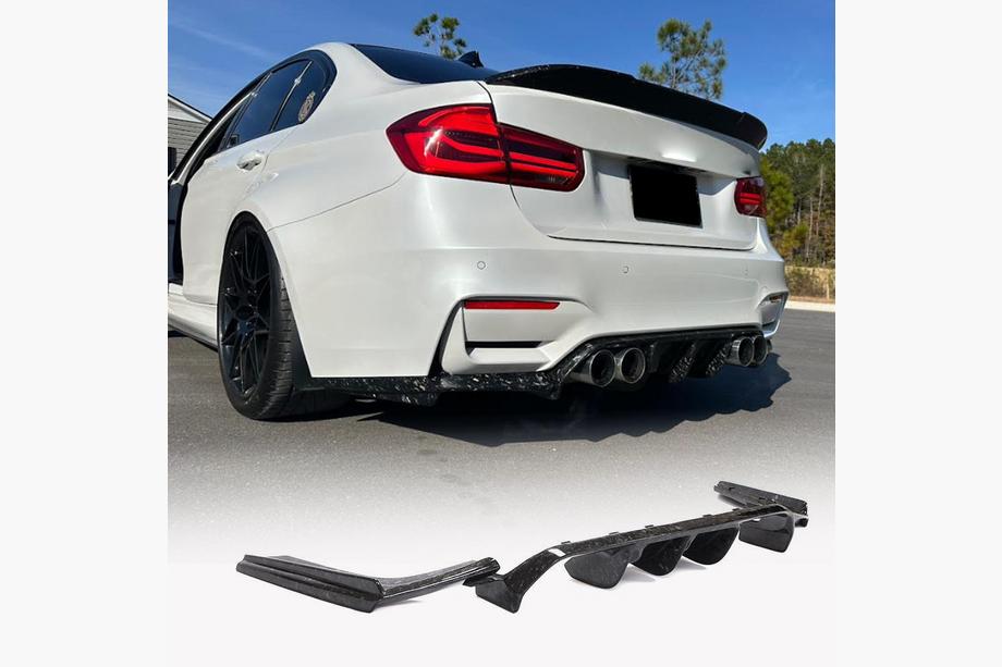BMW 3 Series F30/F31 2012-2019 Heckdiffusor V4 (für F80, Carbon) Foto 9