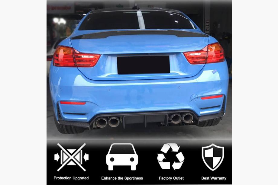 BMW 3 Series F30/F31 2012-2019 Heckdiffusor V5 (für F80, Carbon) Foto 4