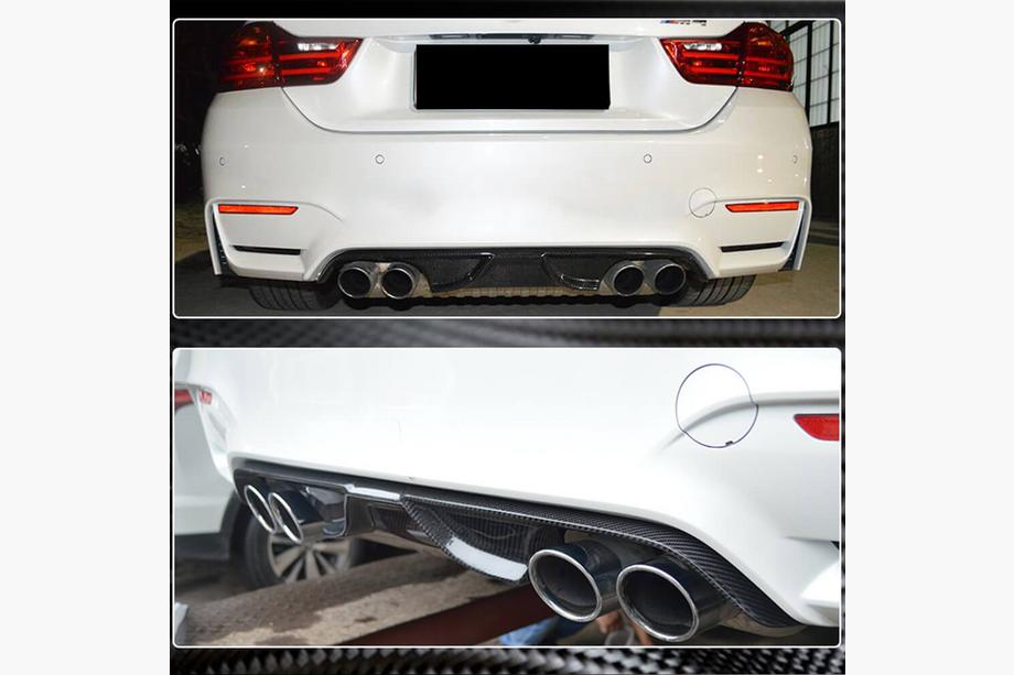BMW 3 Series F30/F31 2012-2019 Heckstoßstangendiffusor V7 (für F80, Carbon) Foto 3