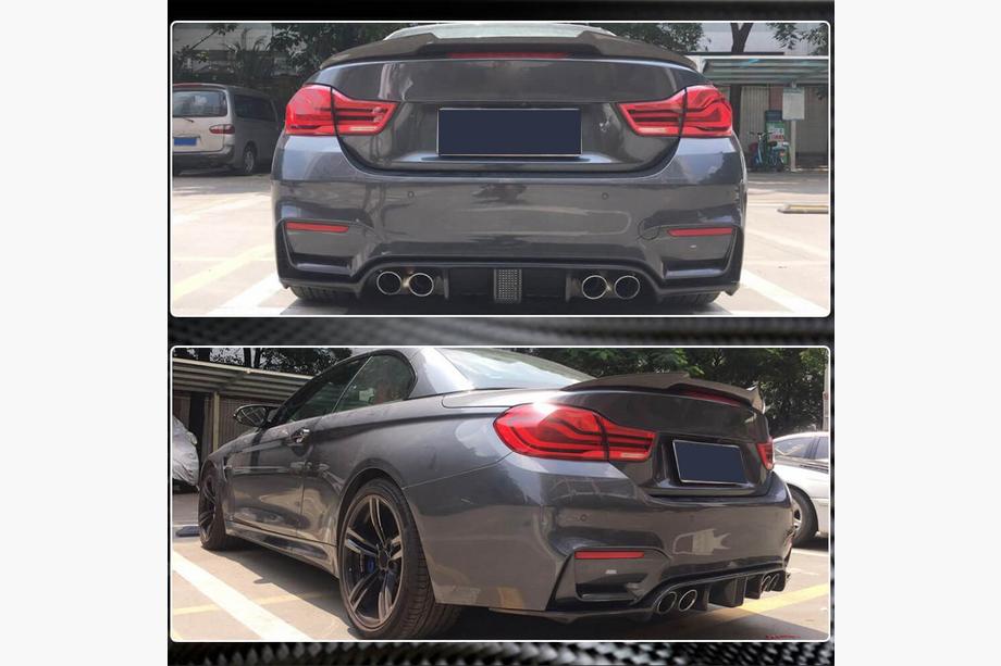 BMW 3 Series F30/F31 2012-2019 Heckdiffusor V12 (für F80, Carbon) Foto 4