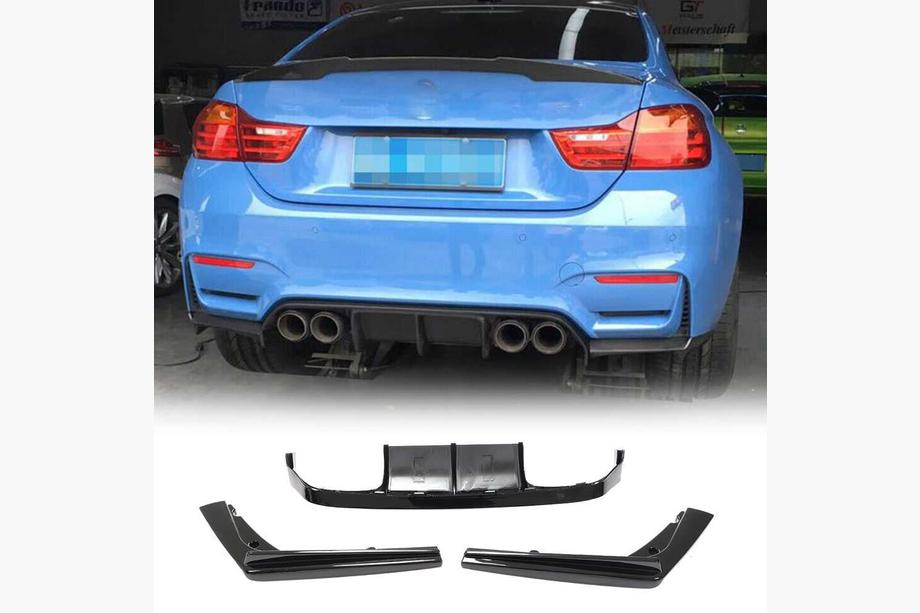 BMW 3 Series F30/F31 2012-2019 Heckdiffusor ABS V14 (für F80) Image