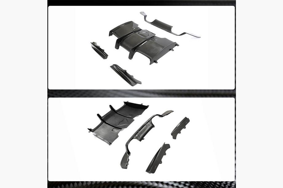 BMW 4 Series F32/F33/F36 2012-2020 Heckdiffusor V1 für F82/F83, Carbon Foto 4