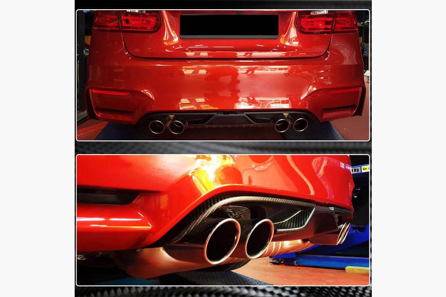 BMW 4 Series F32/F33/F36 2012-2020 Heckdiffusor V7 (für F82/F83, Carbon) Foto 4