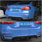 BMW 4 Series F32/F33/F36 2012-2020 Heckstoßstangendiffusor Carbon ABS V14 (für F82/F83) Foto 2