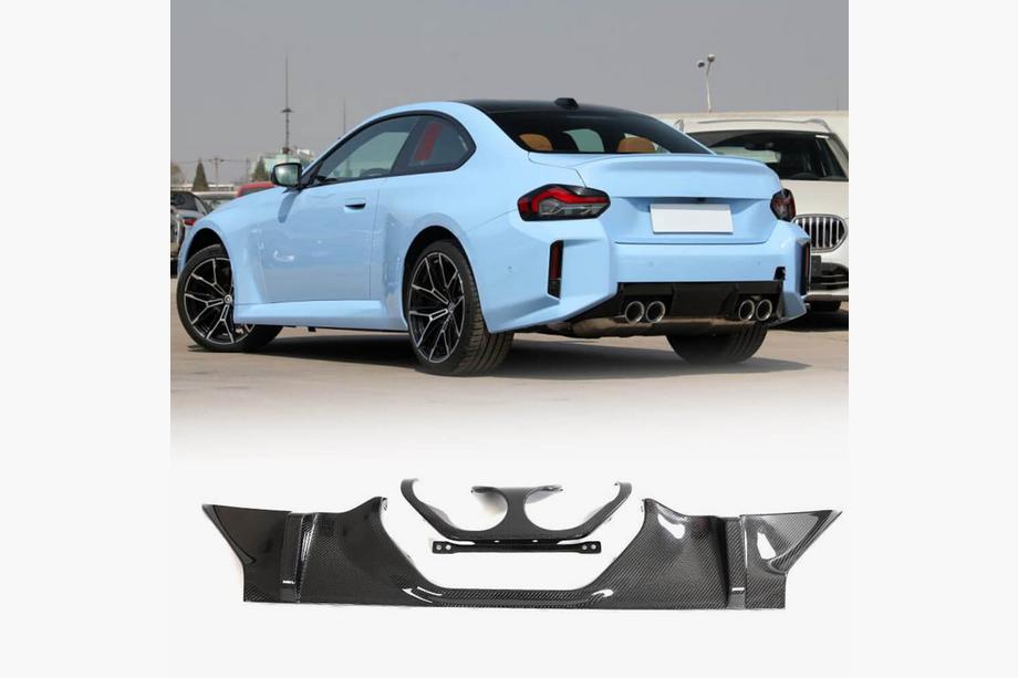 BMW 2 Series G42 2021- Heckdiffusor Carbon V2 (G87) Foto 1