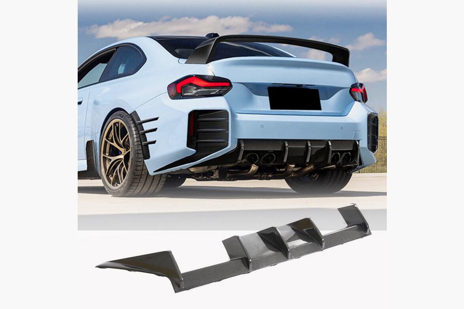 BMW 2 Series G42 2021- Heckdiffusor V3 (für G87, Carbon) Image