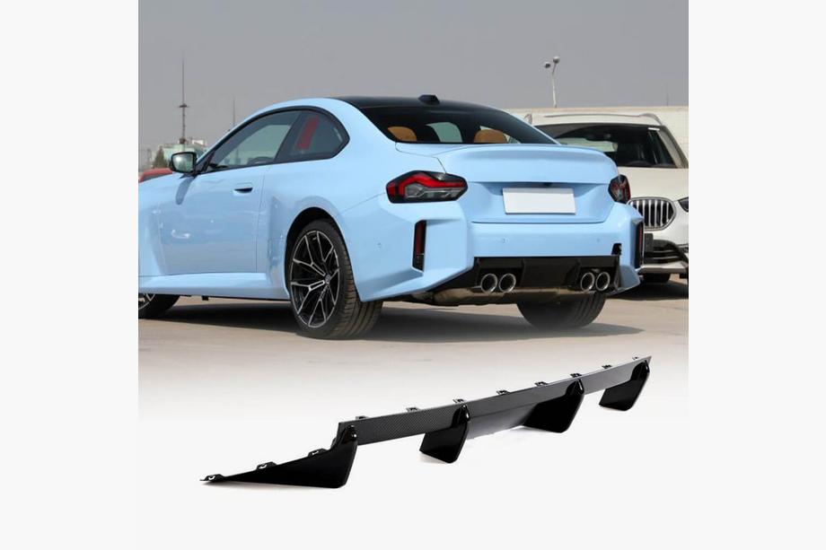 BMW 2 Series G42 2021- Heckdiffusor V4 (für G87, Carbon) Foto 1