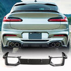 BMW X4 G02 2018- Heckstoßstangen Diffusor (für F98 2018-2021, Carbon) Foto 1