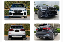 BMW X5 G05 2019–2026 Heckdiffusor V2 (2018-2022, Schwarz Glanz) Foto 4