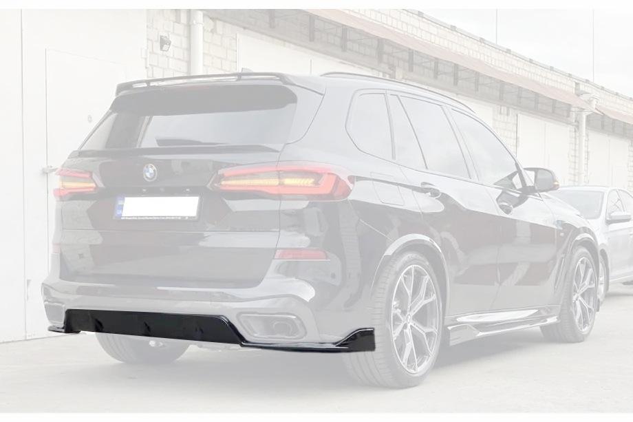 BMW X5 G05 2019–2026 Heckdiffusor V2 (2018-2022, Schwarz Glanz) Image