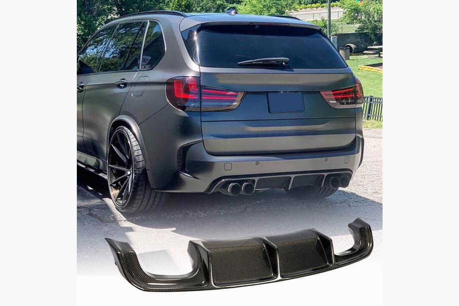 BMW X5 F15 2013-2018 Heckdiffusor V2 (für F85, Carbon) Foto 1