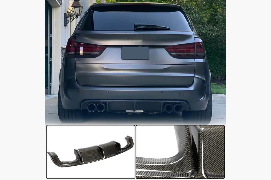 BMW X5 F15 2013-2018 Heckdiffusor V2 (für F85, Carbon) Foto 2
