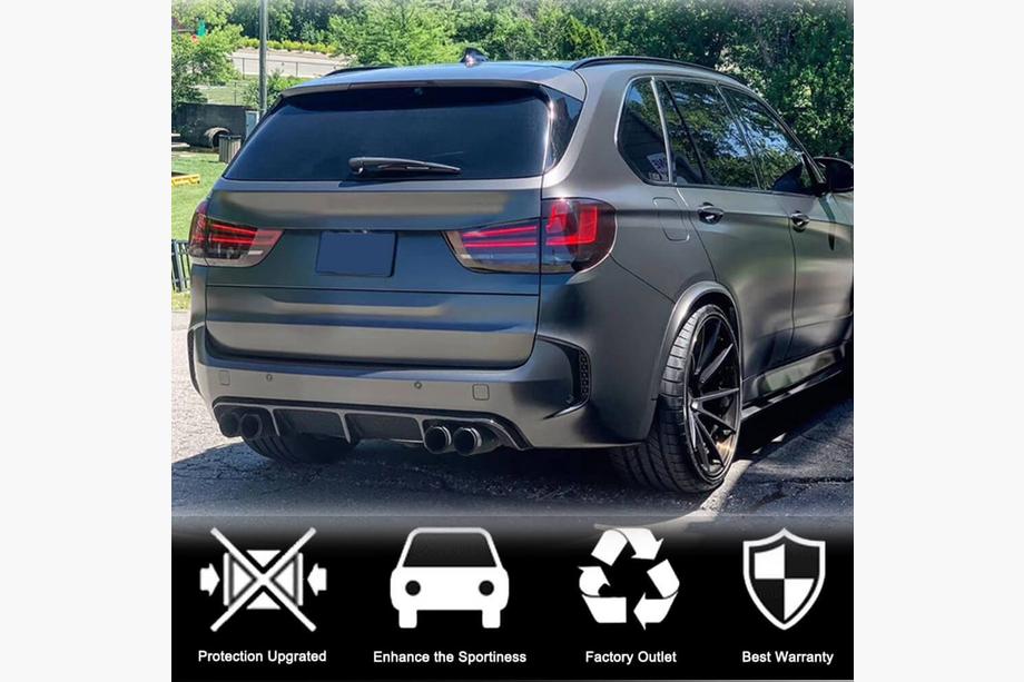 BMW X5 F15 2013-2018 Heckdiffusor V2 (für F85, Carbon) Foto 3