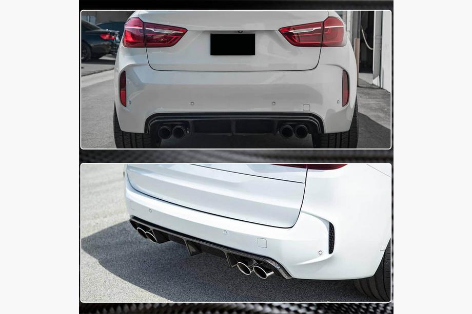 BMW X5 F15 2013-2018 Heckdiffusor V2 (für F85, Carbon) Foto 4