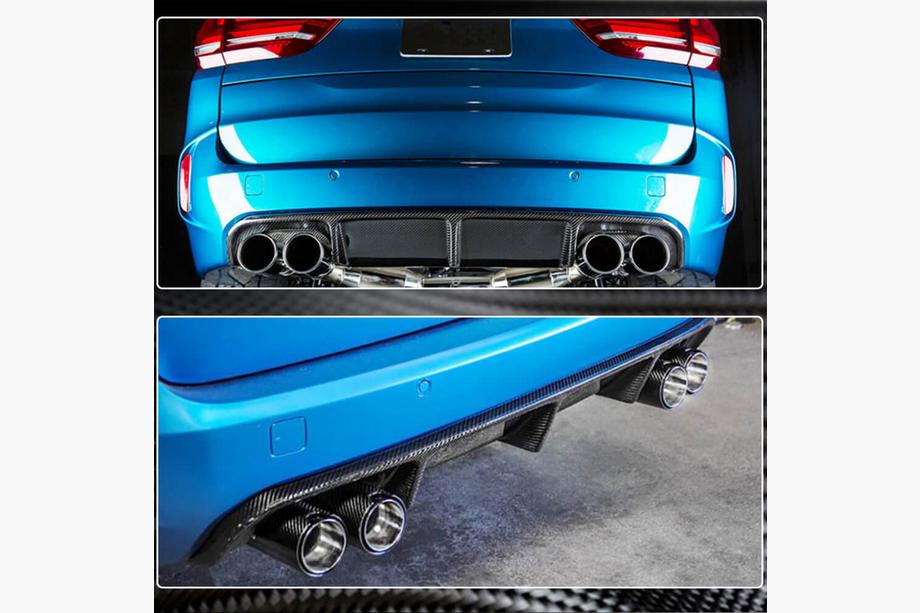 BMW X5 F15 2013-2018 Heckdiffusor V2 (für F85, Carbon) Foto 5