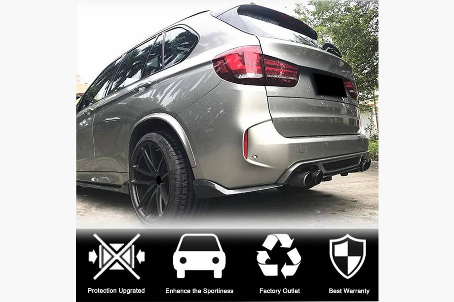 BMW X5 F15 2013-2018 Heckstoßstangendiffusor FRP V5 (für F85) Foto 2