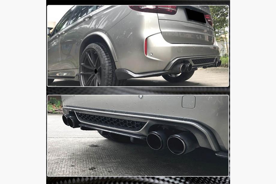BMW X5 F15 2013-2018 Heckstoßstangendiffusor FRP V5 (für F85) Foto 3