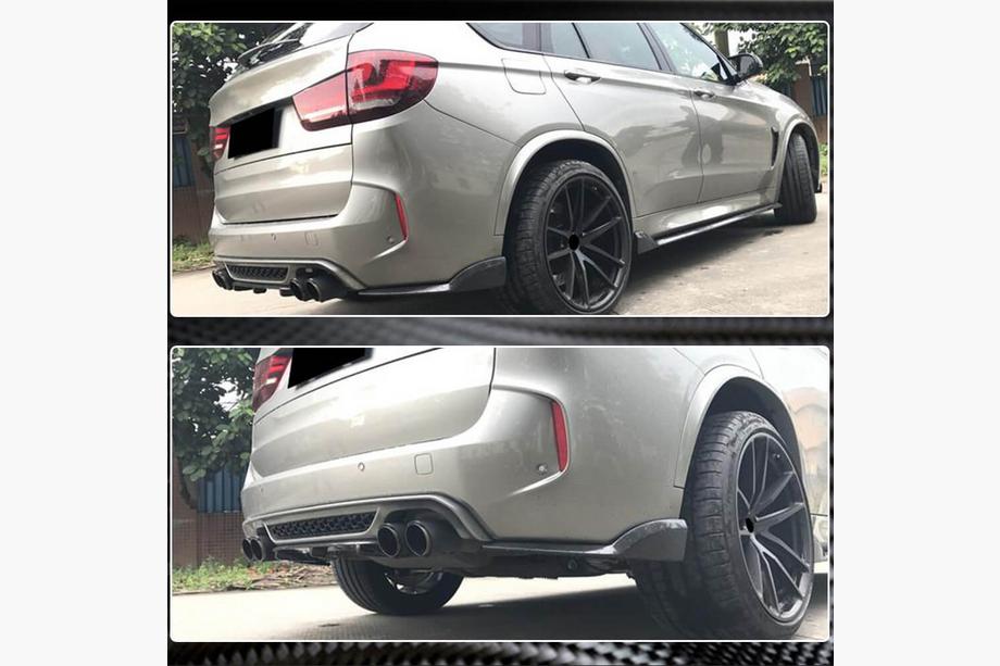 BMW X5 F15 2013-2018 Heckstoßstangendiffusor FRP V5 (für F85) Foto 4