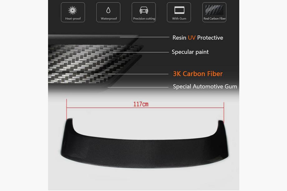 BMW X5 F15 2013-2018 Heckspoiler V2 (Carbon) Foto 4