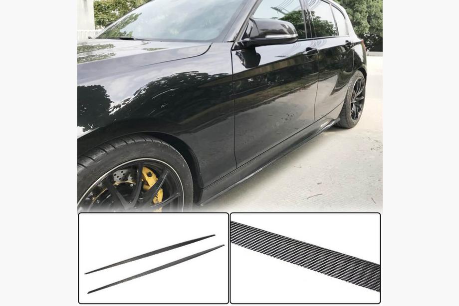 BMW 1 Series F20/F21 2011-2019 Schwellerverkleidungen (für M-Sport 2015-2019, Carbon) Image