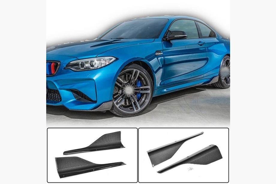 BMW 2 Series F22/F23 2014-2021 Schwellerleisten V3 (für F87, Carbon) Image