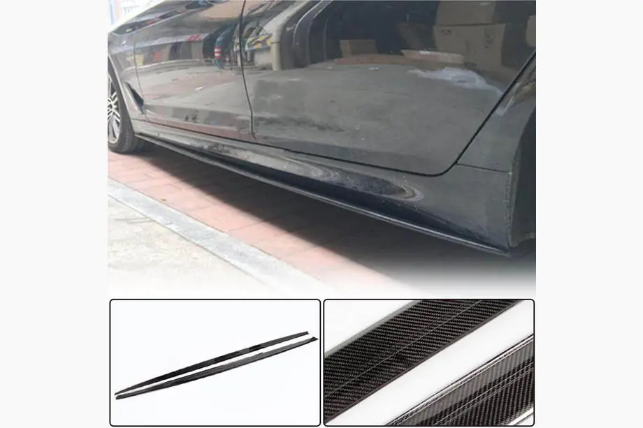 BMW 3 Series F30/F31 2012-2019 Schwellerabdeckungen V1 (für M-Sport Schweller, Carbon) Foto 2