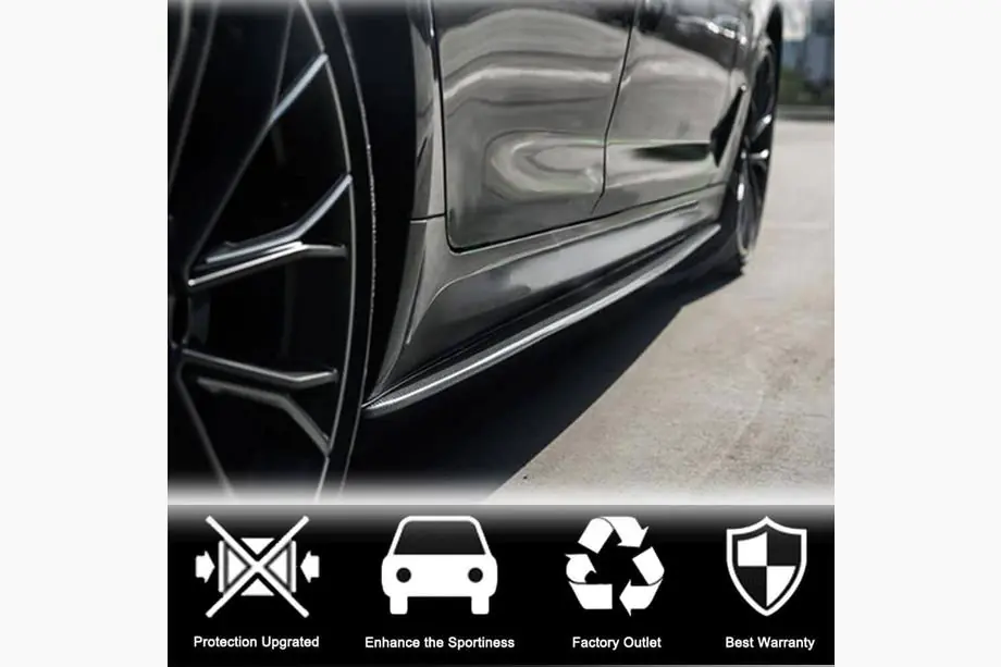 BMW 3 Series F30/F31 2012-2019 Schwellerabdeckungen V1 (für M-Sport Schweller, Carbon) Foto 3