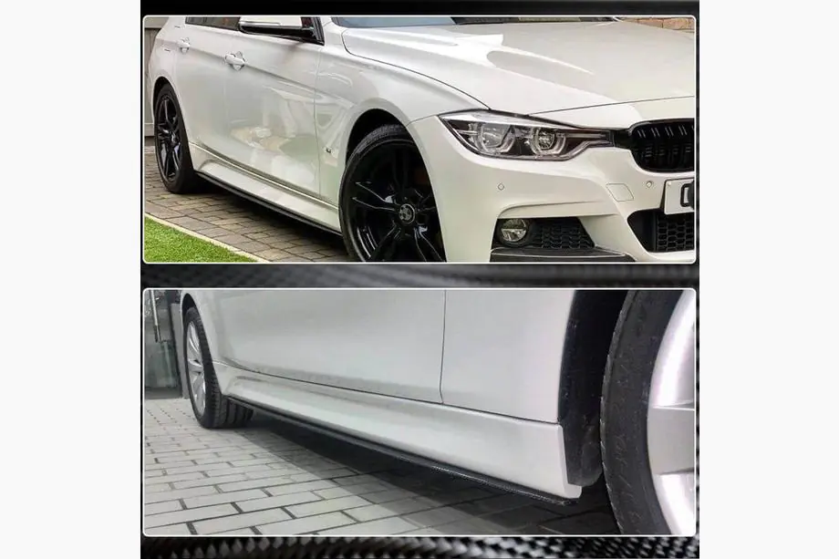 BMW 3 Series F30/F31 2012-2019 Schwellerabdeckungen V1 (für M-Sport Schweller, Carbon) Foto 4