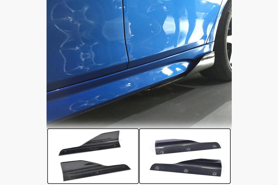 BMW 3 Series F30/F31 2012-2019 Schwellerabdeckungen V2 (für M-Sport Schweller, Carbon) Image