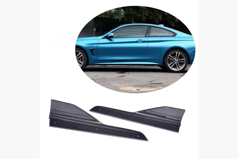 BMW 4 Series F32/F33/F36 2012-2020 Schwellerleisten Aufsätze (für F32/F33/F36 M-Sport, Carbon) Foto 1
