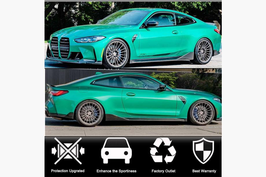BMW 4 Series G22/23/26 2020- Schwellerleisten V1 (für G82/G83, Carbon) Foto 2