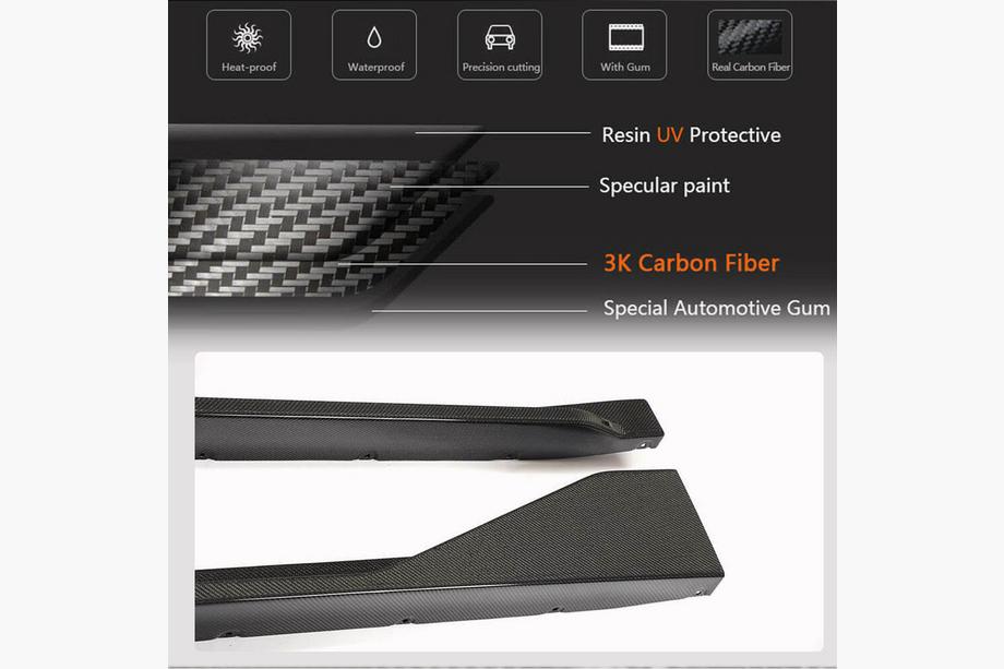 BMW 4 Series G22/23/26 2020- Schwellerleisten V1 (für G82/G83, Carbon) Foto 4