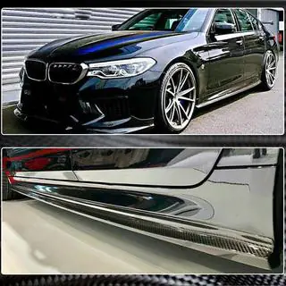 Seitenschweller-Aufsätze V2 (für M-Sport/M5, Carbon) Foto 4