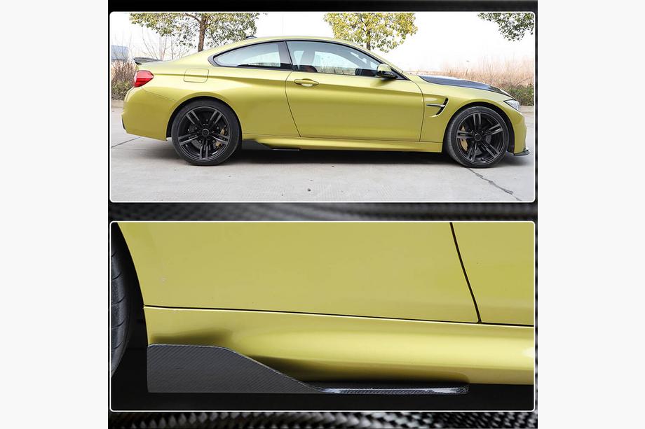 BMW 4 Series F32/F33/F36 2012-2020 Schwellerleisten V4 (für F82/F83, Carbon) Foto 4