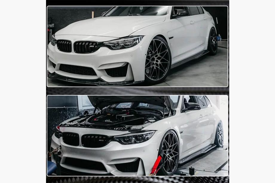 BMW 3 Series F30/F31 2012-2019 Schwellerabdeckungen V2 (für M3 Schweller, Carbon) Foto 4
