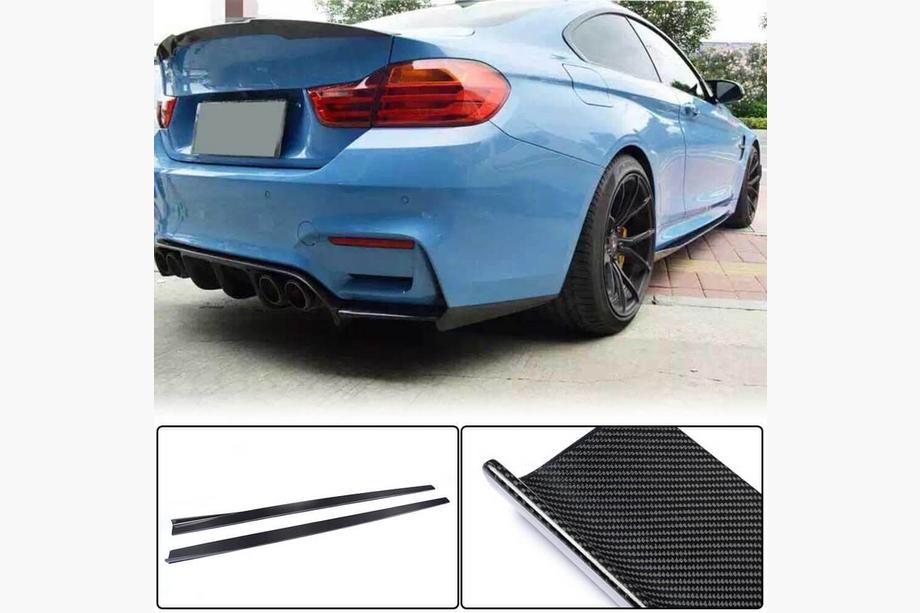 BMW 4 Series F32/F33/F36 2012-2020 Schwellerleisten V1 (für F82/F83, Carbon) Foto 1