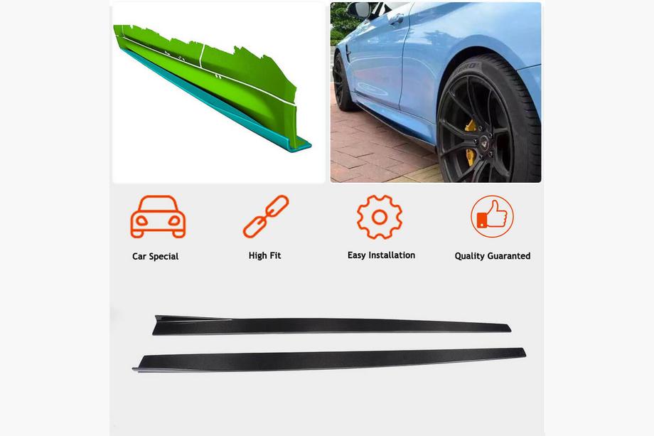 BMW 4 Series F32/F33/F36 2012-2020 Schwellerleisten V1 (für F82/F83, Carbon) Foto 2