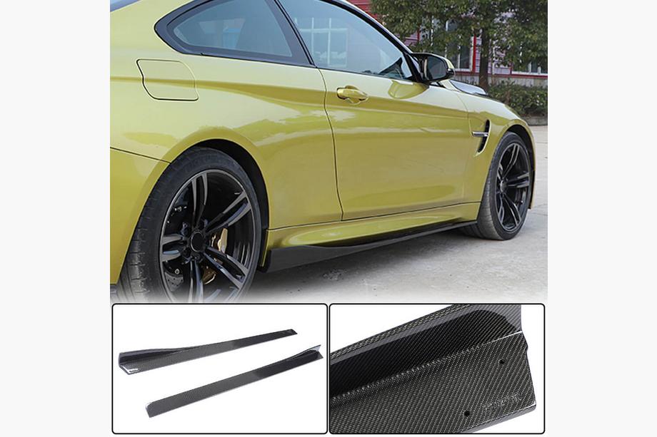 BMW 4 Series F32/F33/F36 2012-2020 Schwellerleisten V2 (für F82/F83, Carbon) Image