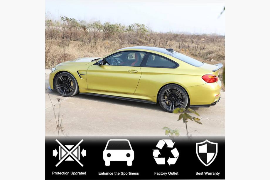 BMW 4 Series F32/F33/F36 2012-2020 Schwellerleisten V3 (für F82/F83, Carbon) Foto 2