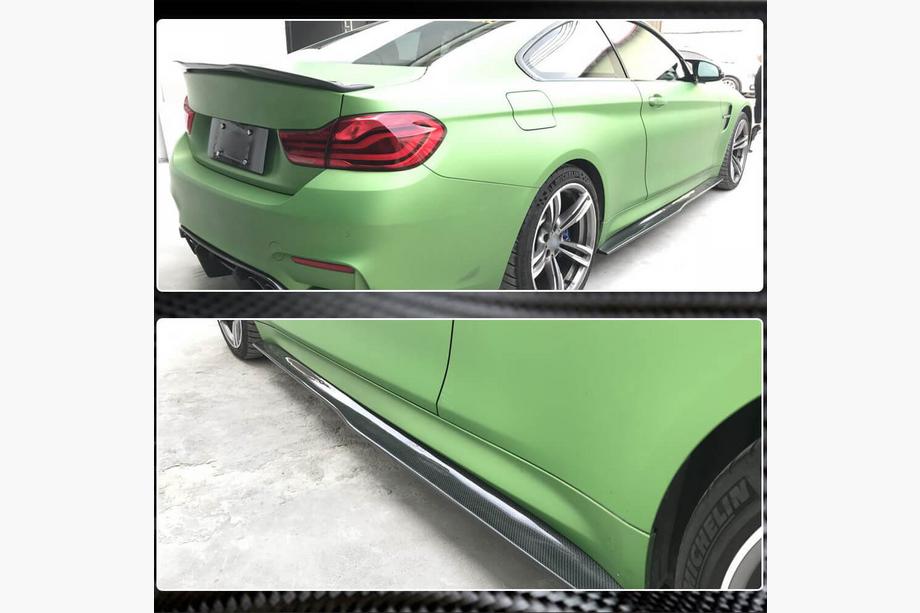 BMW 4 Series F32/F33/F36 2012-2020 Schwellerleisten V3 (für F82/F83, Carbon) Foto 4
