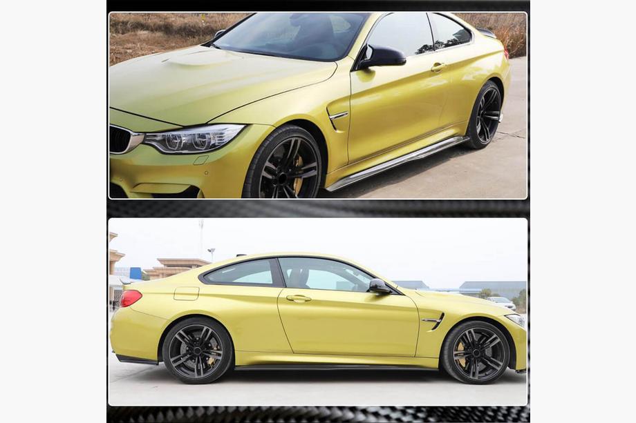 BMW 4 Series F32/F33/F36 2012-2020 Schwellerverkleidungen FRP V4 (für F82) Foto 3