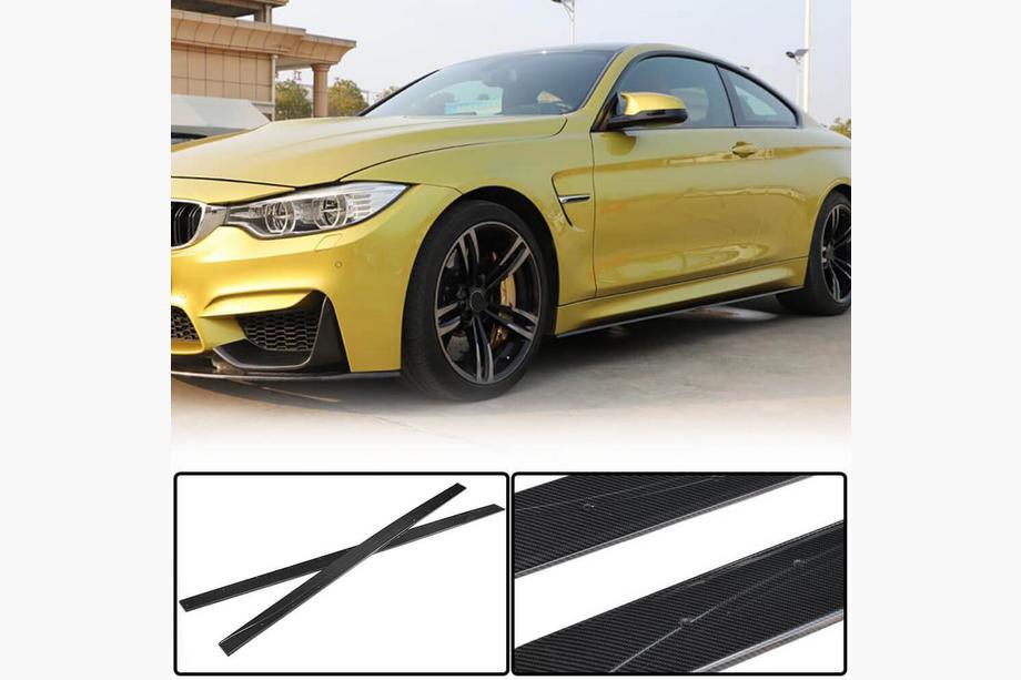 BMW 4 Series F32/F33/F36 2012-2020 Schwellerleisten V5 (für F82/F83, Carbon) Foto 1