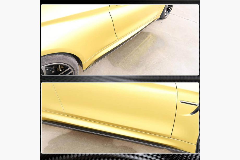 BMW 4 Series F32/F33/F36 2012-2020 Schwellerleisten V5 (für F82/F83, Carbon) Foto 3
