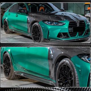 Schwellerverkleidungen V4 (für G80, Carbon) BMW 3 Series G20/G21 2018- Foto 3