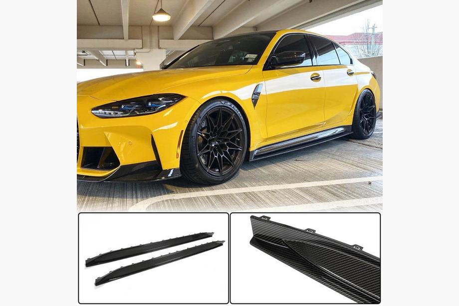 BMW 3 Series G20/G21 2018- Schwellerverkleidungen V4 (für G80, Carbon) Image