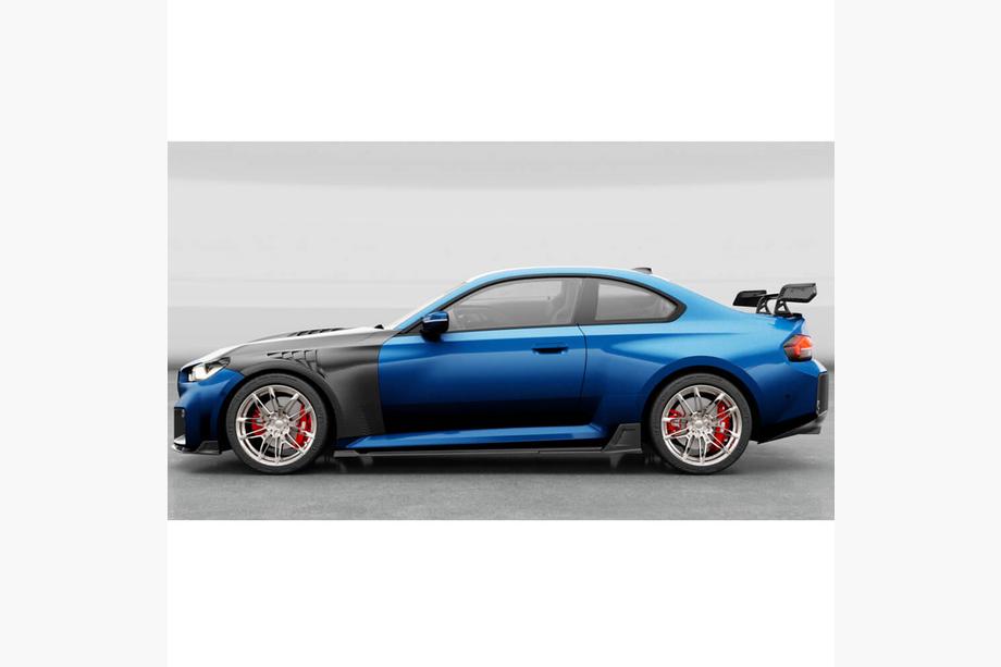 BMW 2 Series G42 2021- Schwellerleisten V1 (für G87, Carbon) Foto 3