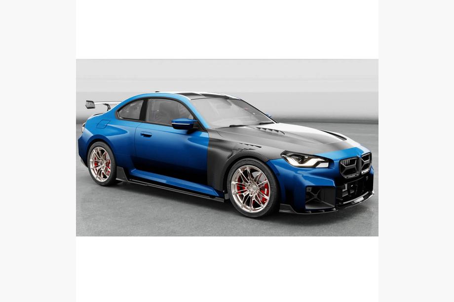 BMW 2 Series G42 2021- Schwellerleisten V1 (für G87, Carbon) Foto 4