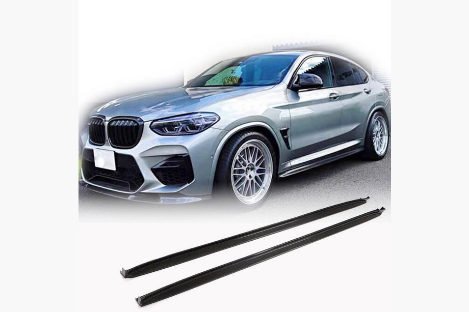 BMW X4 G02 2018- Schwellerleisten Aufsätze (für F98/G02 M-Sport, Carbon) Foto 1