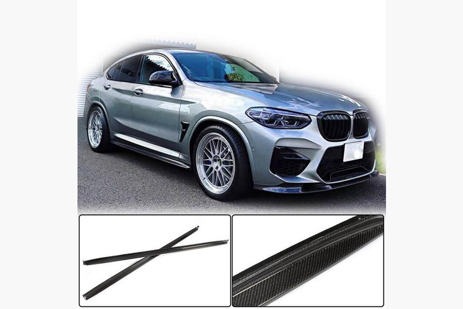 BMW X4 G02 2018- Schwellerleisten Aufsätze (für F98/G02 M-Sport, Carbon) Foto 2