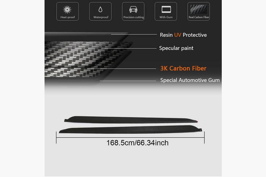 BMW X5 G05 2019–2026 Schwellerleisten Carbon V1 (Echter Carbon) Foto 6